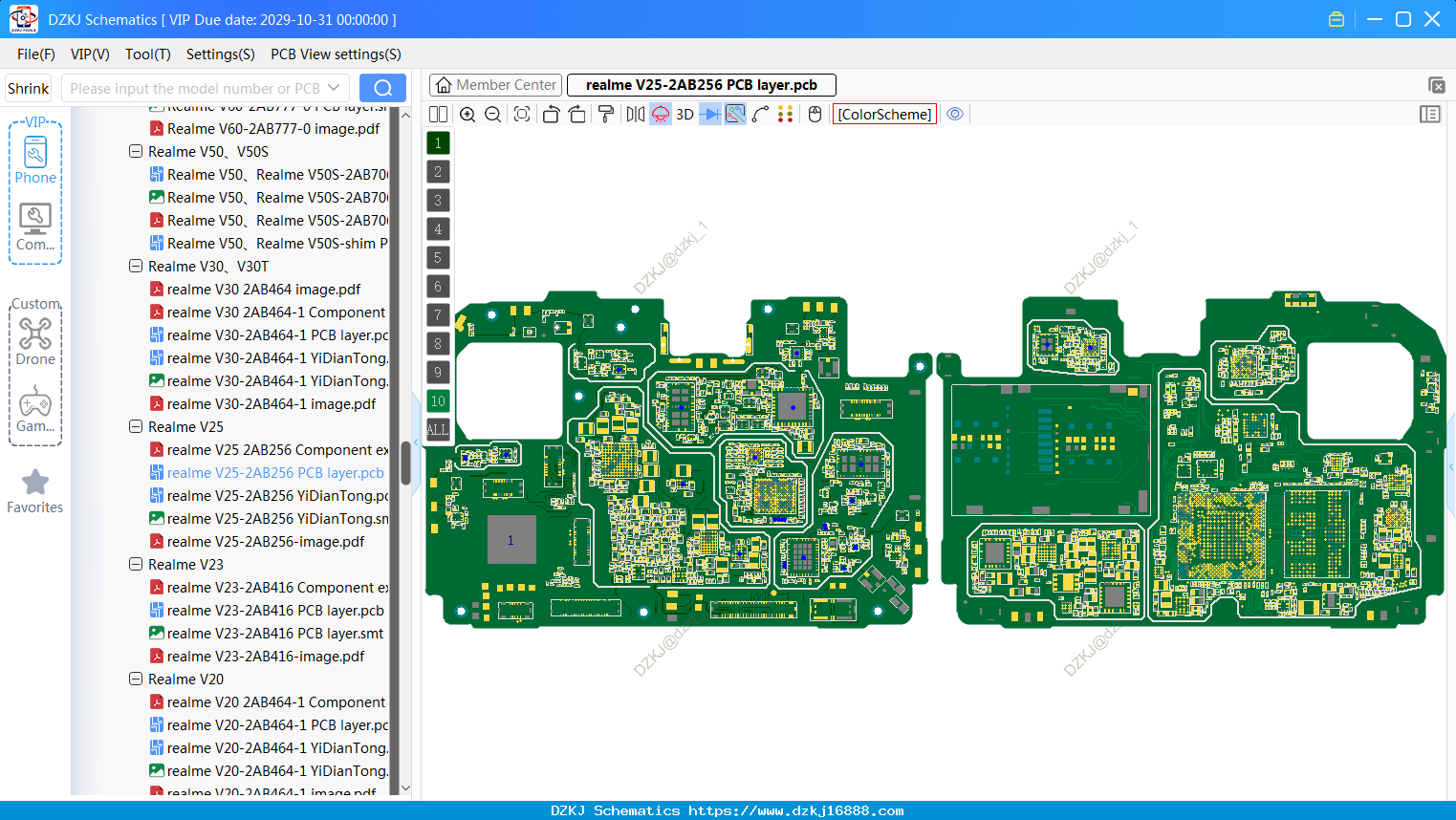 Realme V25-2AB256 PCB Layer